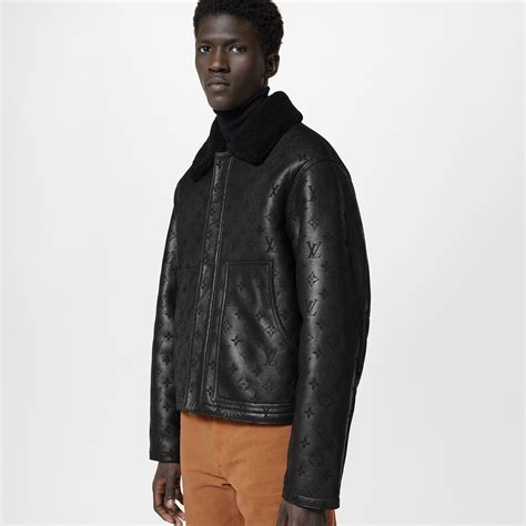 Shearling Embossed Monogram Jacket 